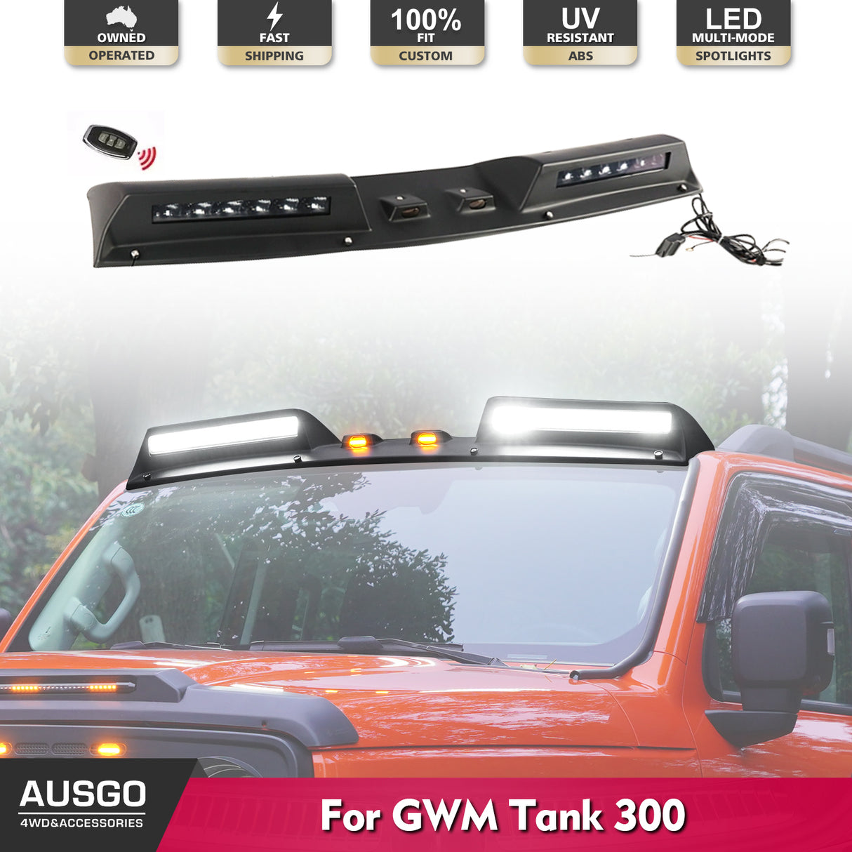 Roof Searchlight for GWM Tank 300 2023-Onwards