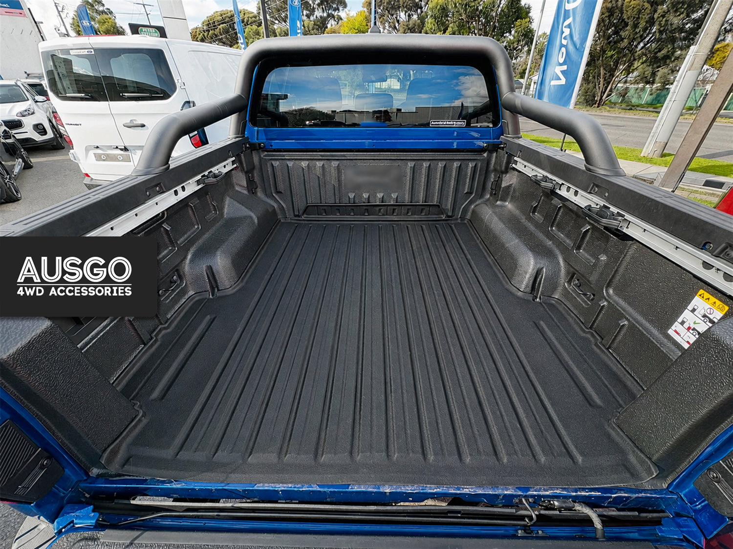 Ute Mat for Ford Ranger Dual Cab 2022-Onwards Fitted with Factory Plastic Tub Liner
