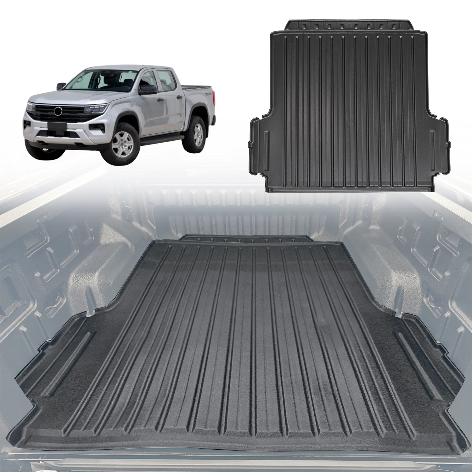 Pre-order Ute Mat for Volkswagen Amarok NF Dual Cab 2023-Onwards Fitted with Factory Plastic Tub Liner