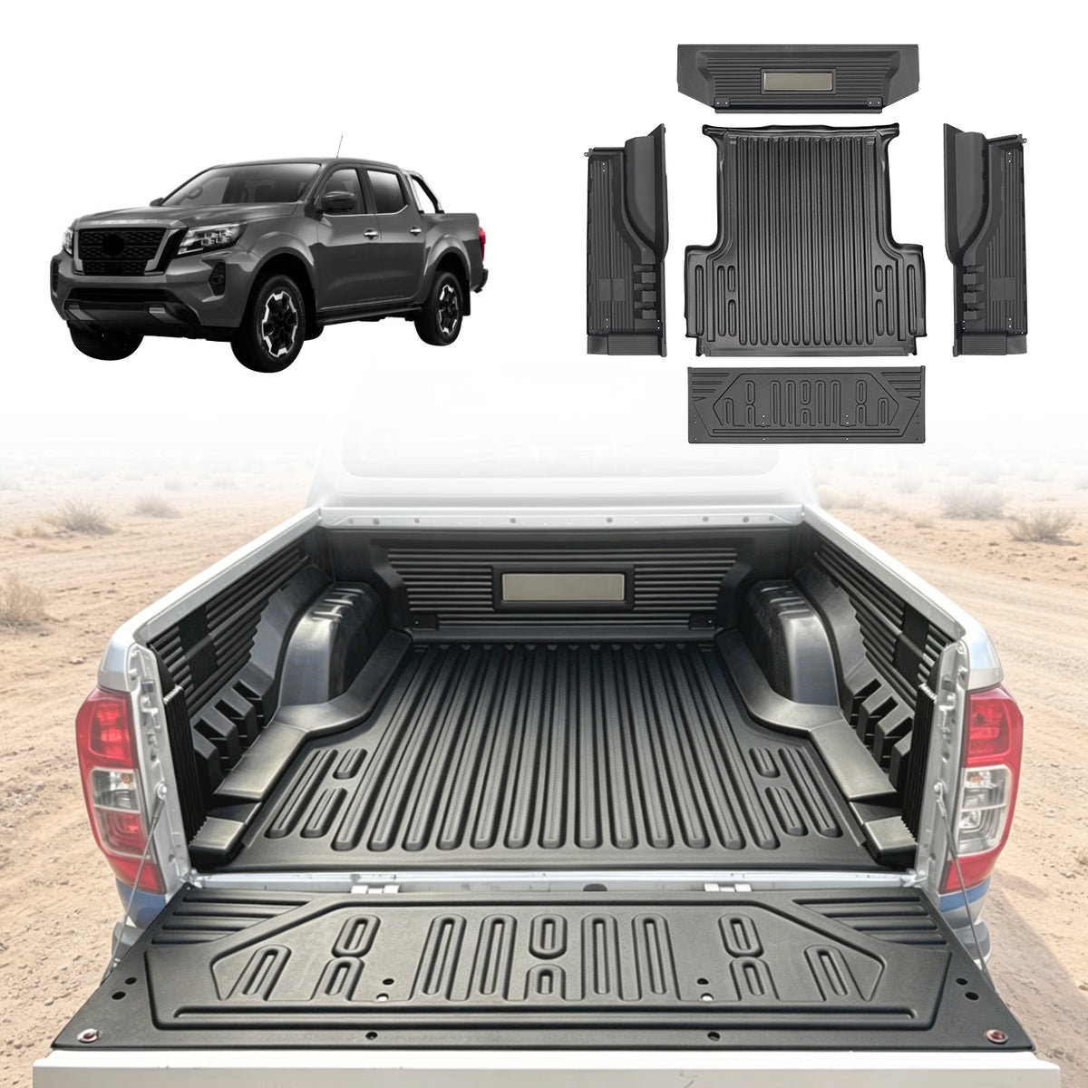Pre-order 5-Piece Tub Liner for Nissan Navara NP300 SL Series 2022-2025