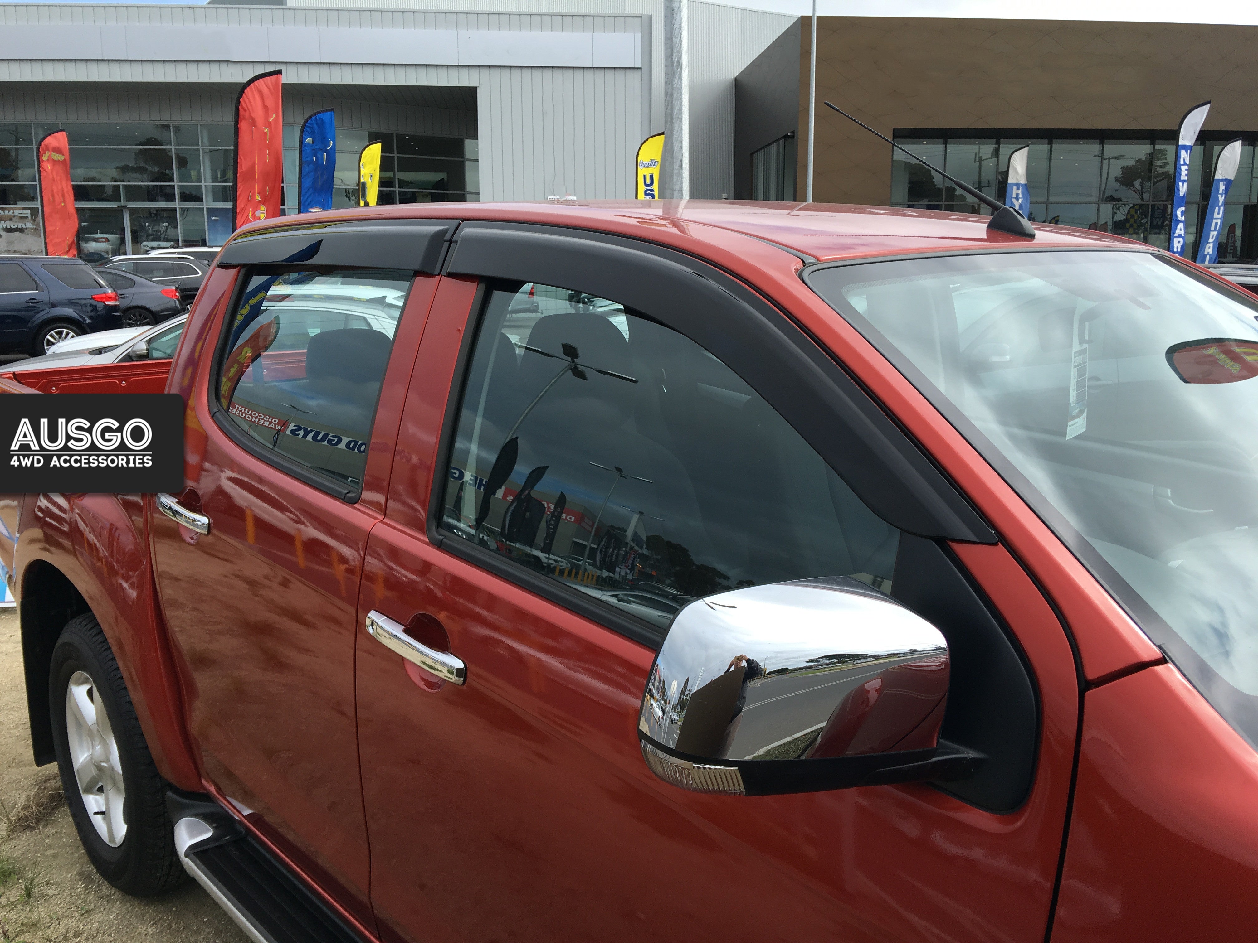 ISUZU D-MAX Dual Cab 2012-2020 Injection Monsoon Weather Shields