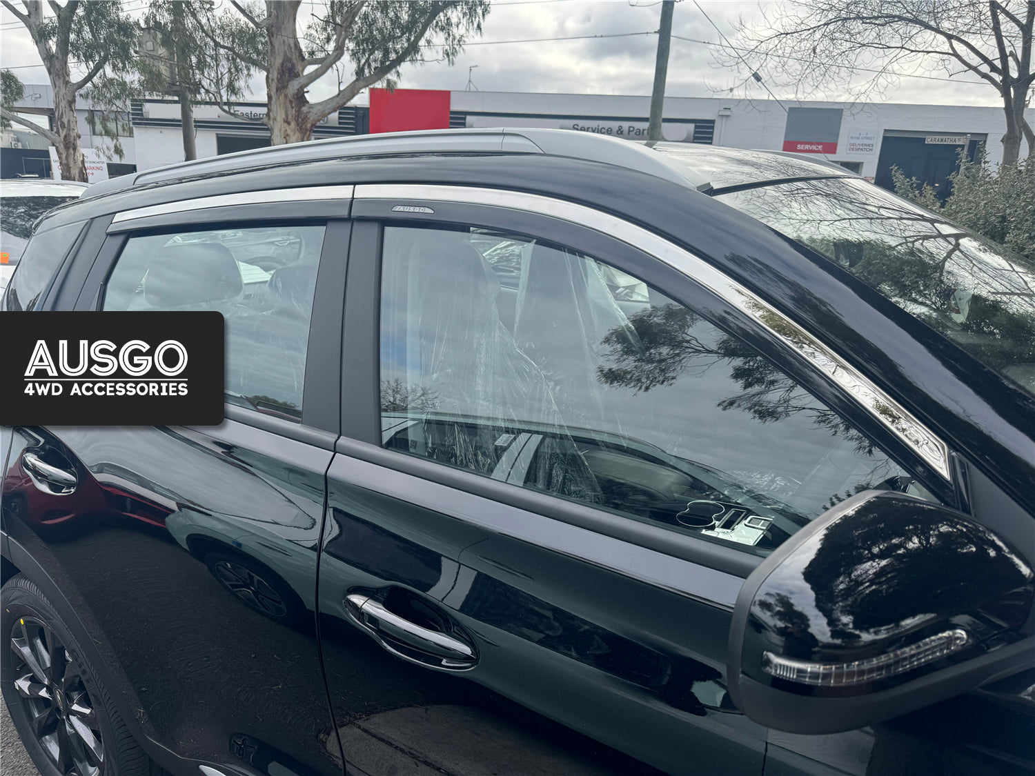 Pre-order Monsoon Weather Shields with Stainless Trim for Chery Tiggo 4 Pro 2024-Onwards