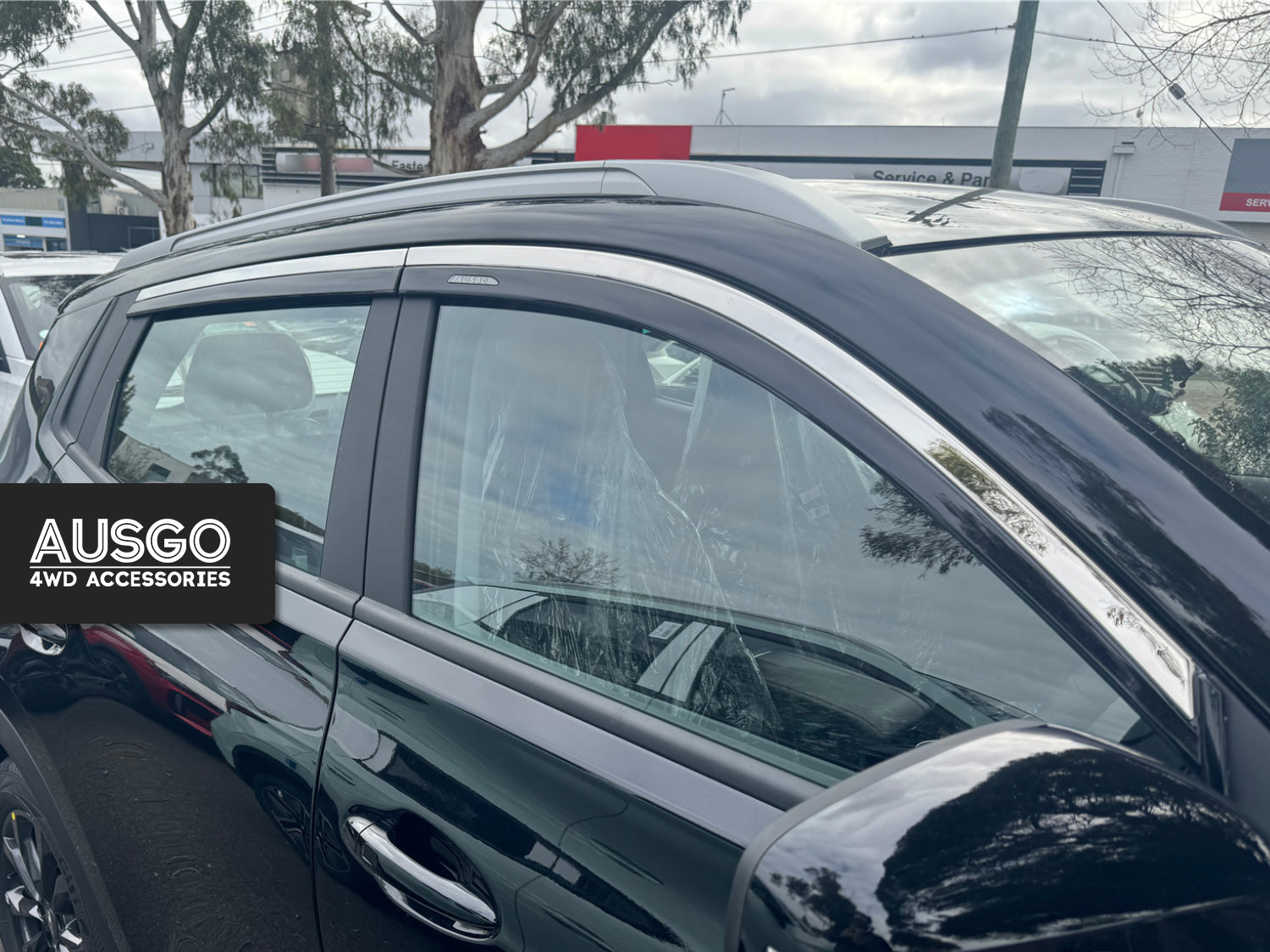 Pre-order Monsoon Weather Shields with Stainless Trim for Chery Tiggo 4 Pro 2024-Onwards