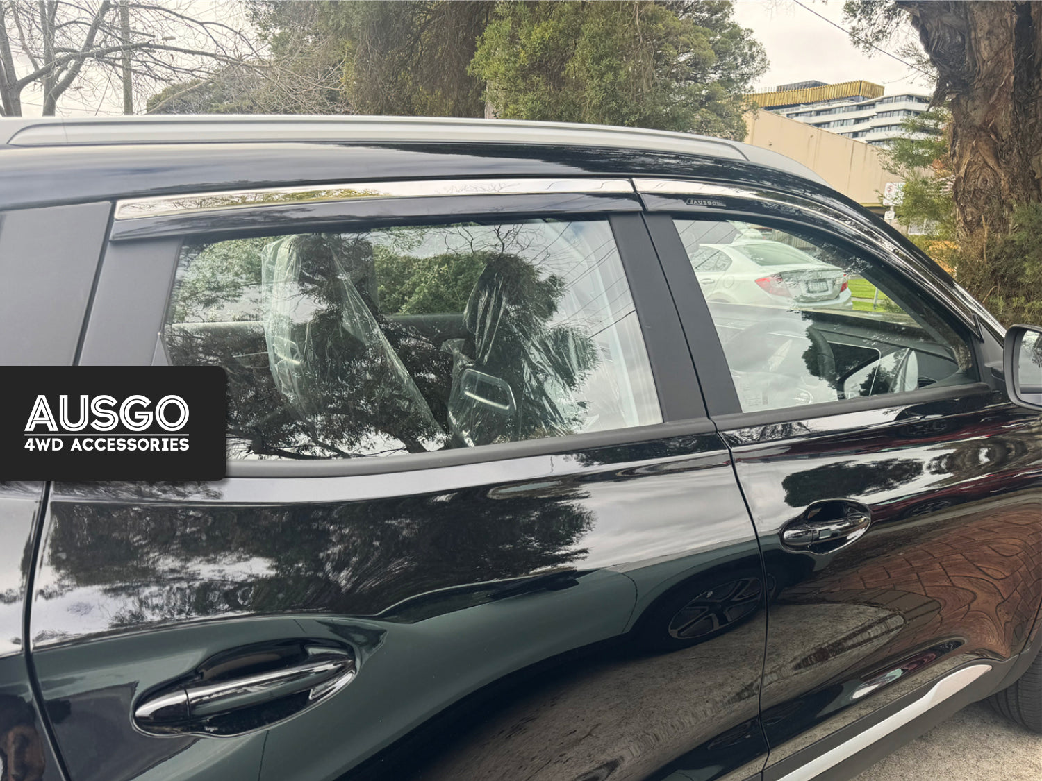 Pre-order Monsoon Weather Shields with Stainless Trim for Chery Tiggo 4 Pro 2024-Onwards