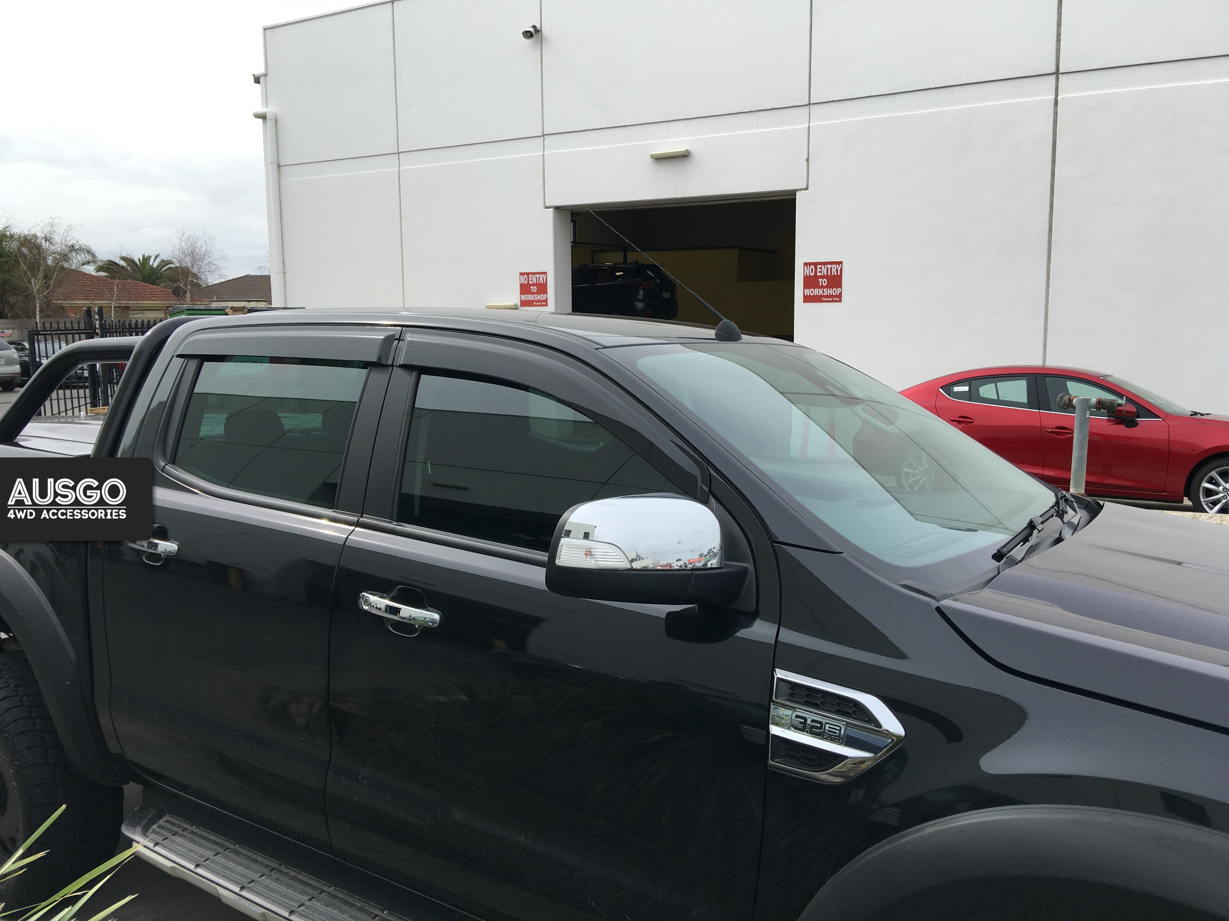 Ford Ranger Dual Cab 2011-2022 Injection Monsoon Weather Shields