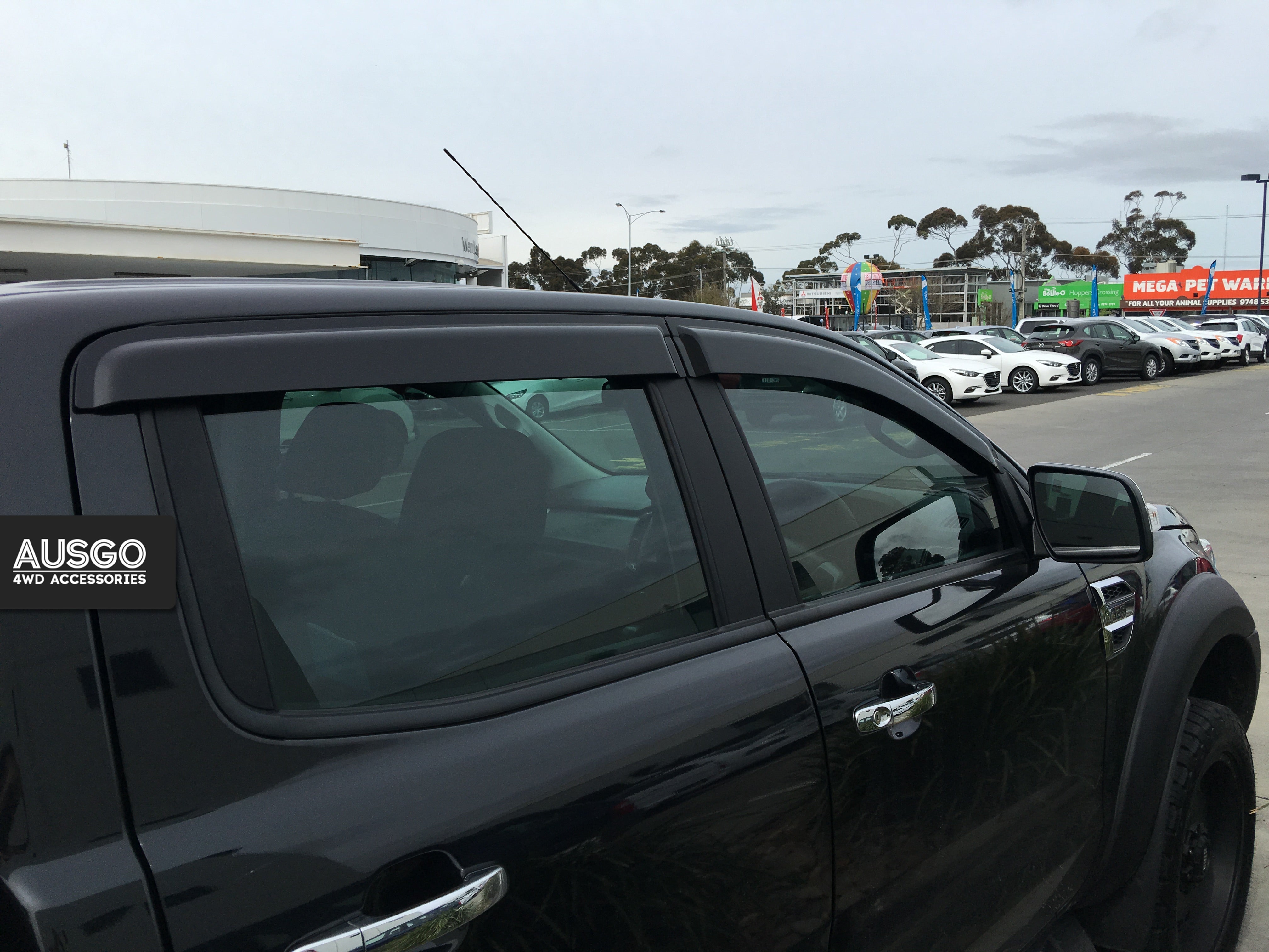 Ford Ranger Dual Cab 2011-2022 Injection Monsoon Weather Shields