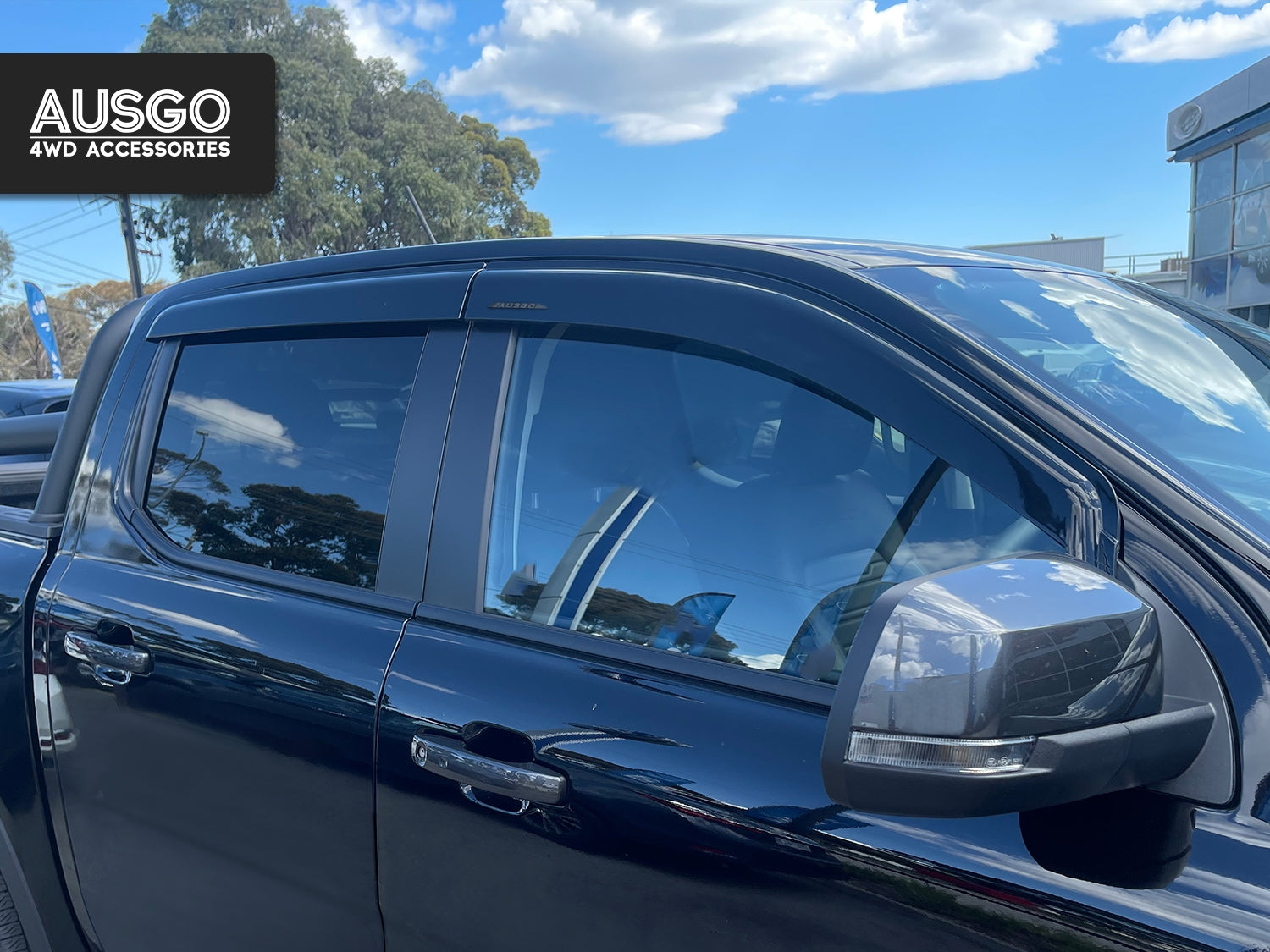 Injection Monsoon Weather Shields for Ford Ranger Next-Gen Dual Cab 2022-Onwards