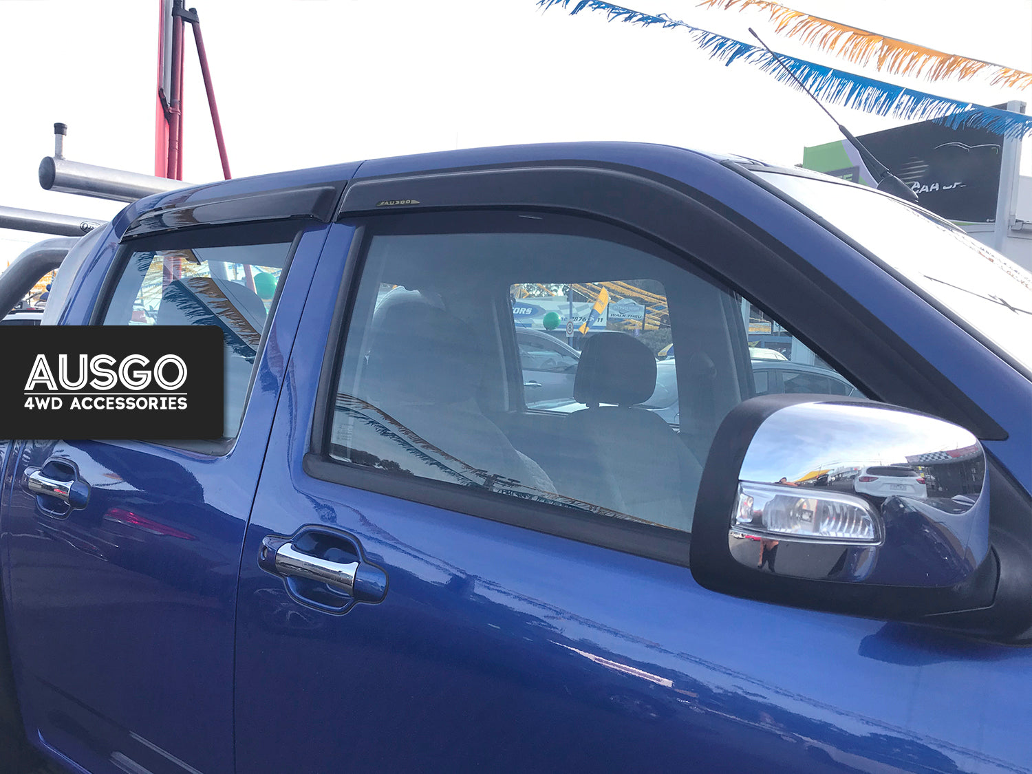 Monsoon Weather Shields for Holden Colorado RC Series Dual Cab 2008-2012