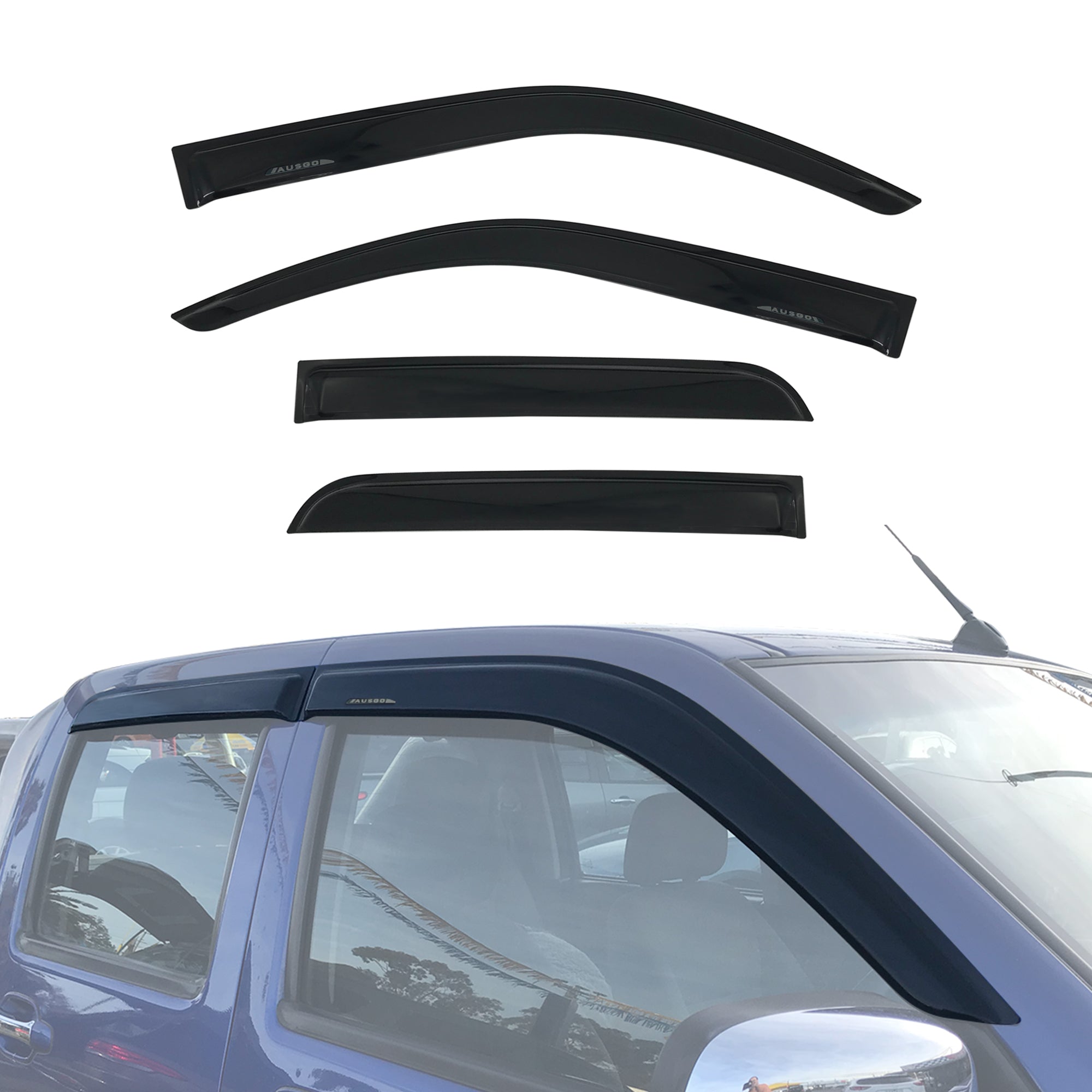 Pre-order Monsoon Weather Shields for ISUZU D-MAX DMAX Dual Cab 2008-2012