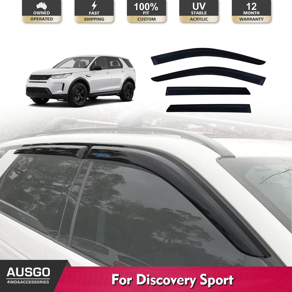 Luxury Weather Shields for Land Rover Discovery Sport 2015-Onwords