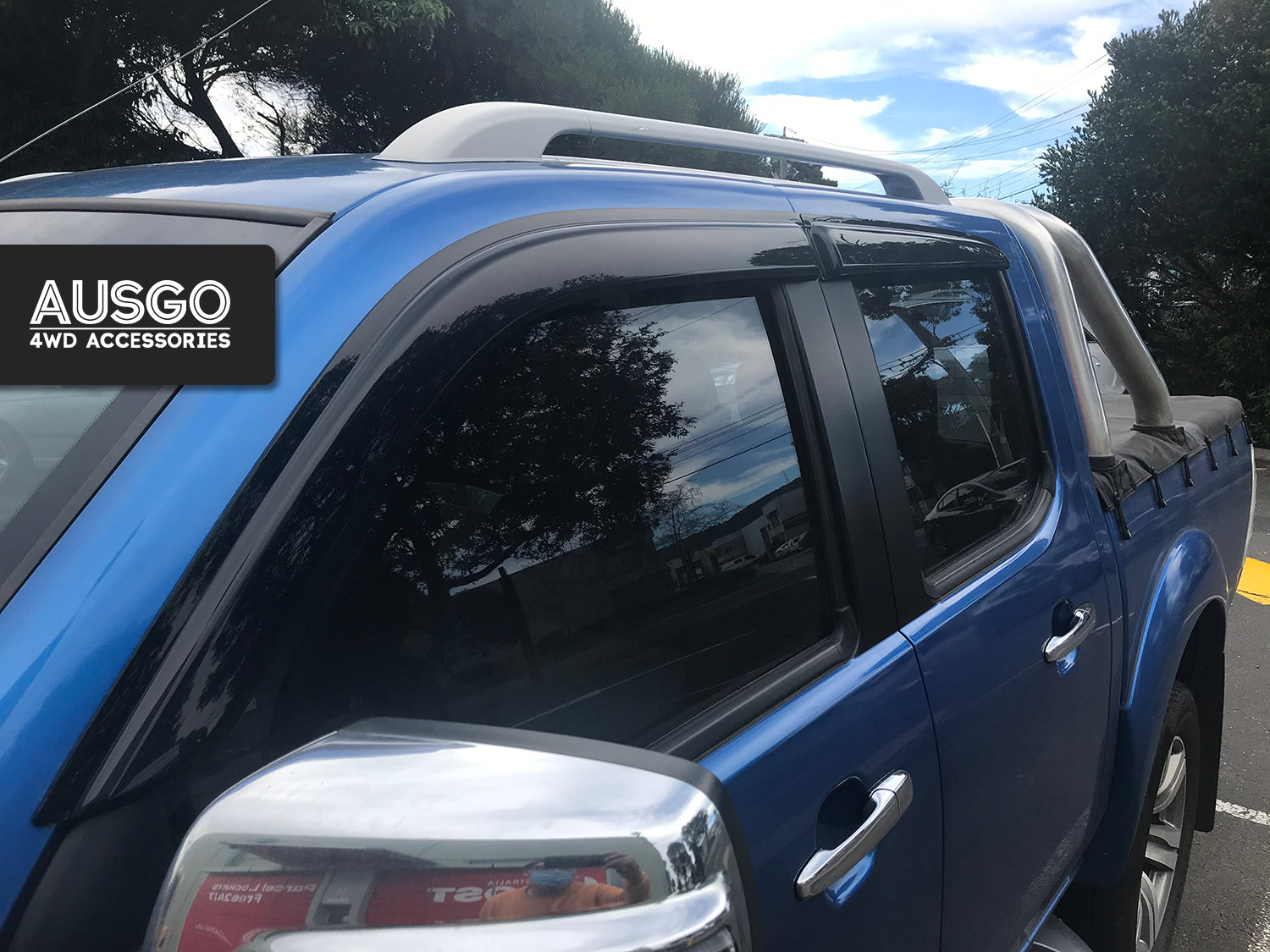 Monsoon Weather Shields for Mazda BT-50 BT50 UN Series Dual Cab 2006-2011