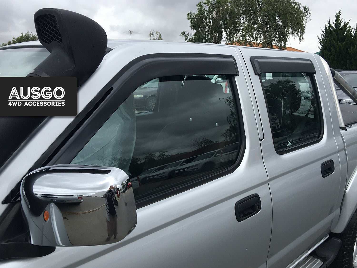 Injection Monsoon Weather Shields for Nissan Navara D22 Dual Cab 1997-2015