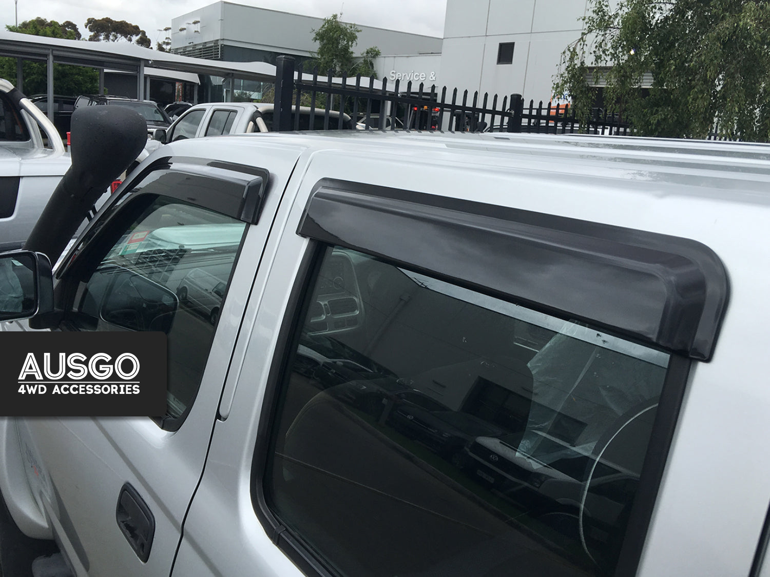 Injection Monsoon Weather Shields for Nissan Navara D22 Dual Cab 1997-2015