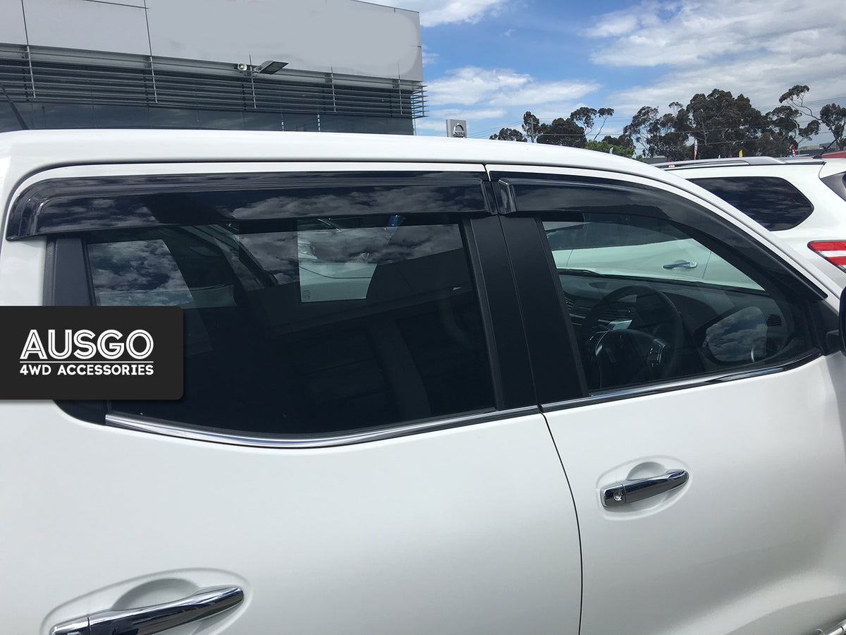 Pre-order Injection Monsoon Weather Shields for Nissan Navara NP300 D23 Dual Cab 2015-2025