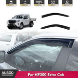 Injection Weather Shields for Nissan Navara NP300 D23 Extra Cab 2015-Onwards