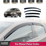 Weather Shields for Nissan Pulsar B17 Sedan 2012-2016