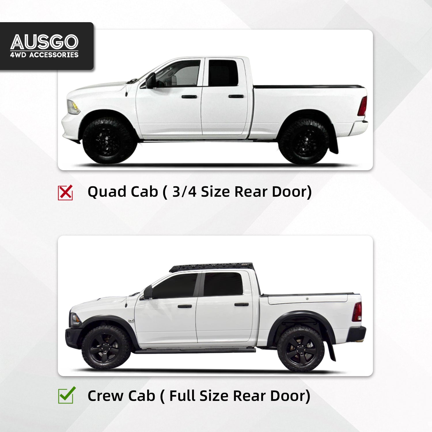 RAM 1500 DT Series Crew Cab 2020-Onwards Monsoon Weather Shields