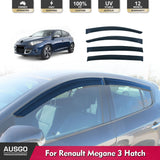 Weather Shields for Renault Megane series 3 B32 B95 Hatch 5D 2010-2016