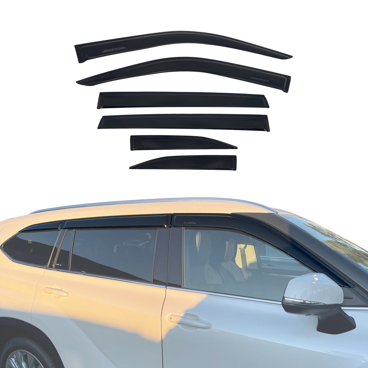 Pre-order Monsoon Weather Shields for Toyota Kluger 2021-Onwards