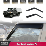 Luxury Weather Shields for Toyota Land Cruiser 79 Series ute