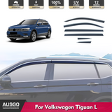 Stainless Trim Weather Shields for Volkswagen Tiguan L Allspace 2016-2025