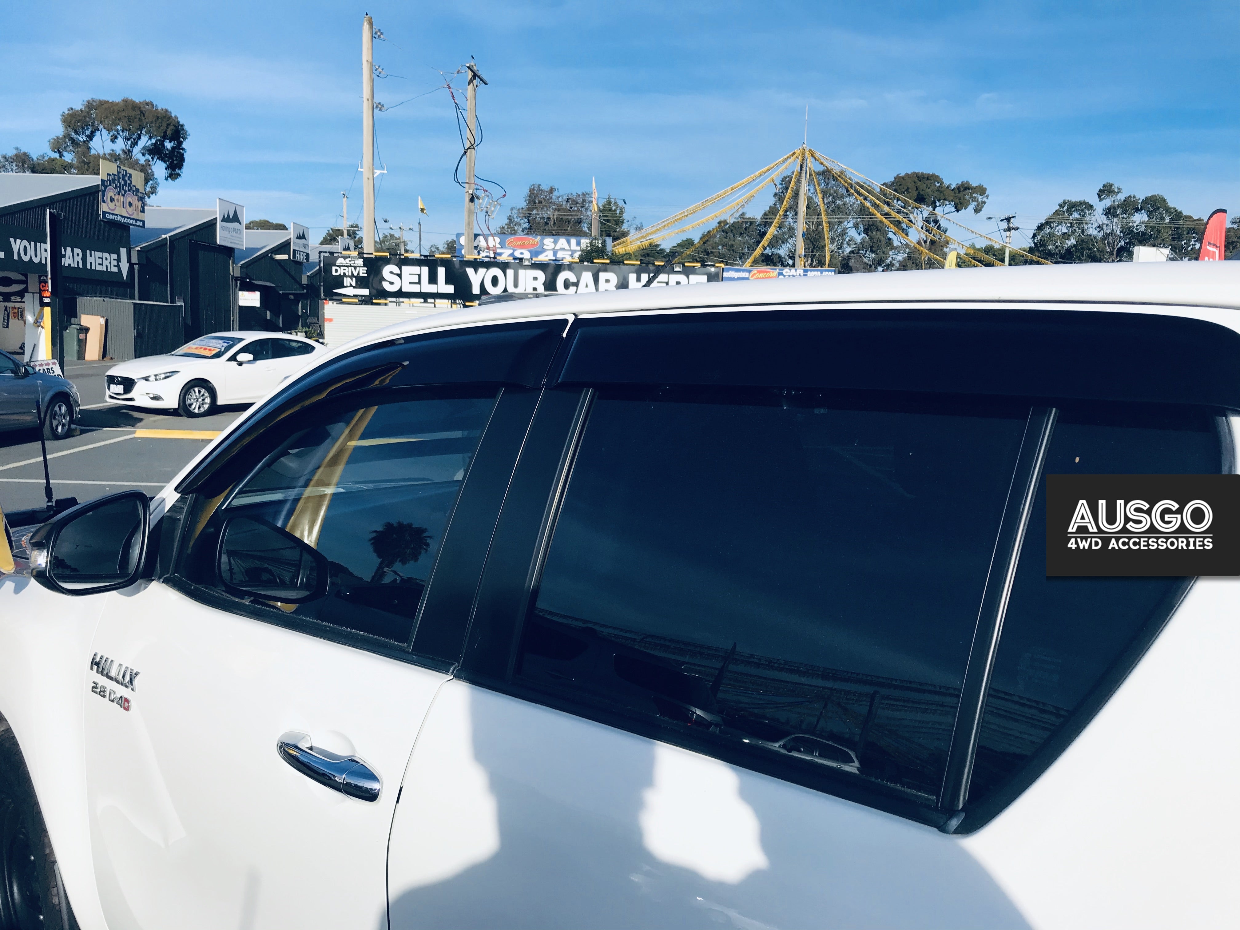 Toyota Hilux Dual Cab 2015-Onwards Injection Monsoon Weather Shields