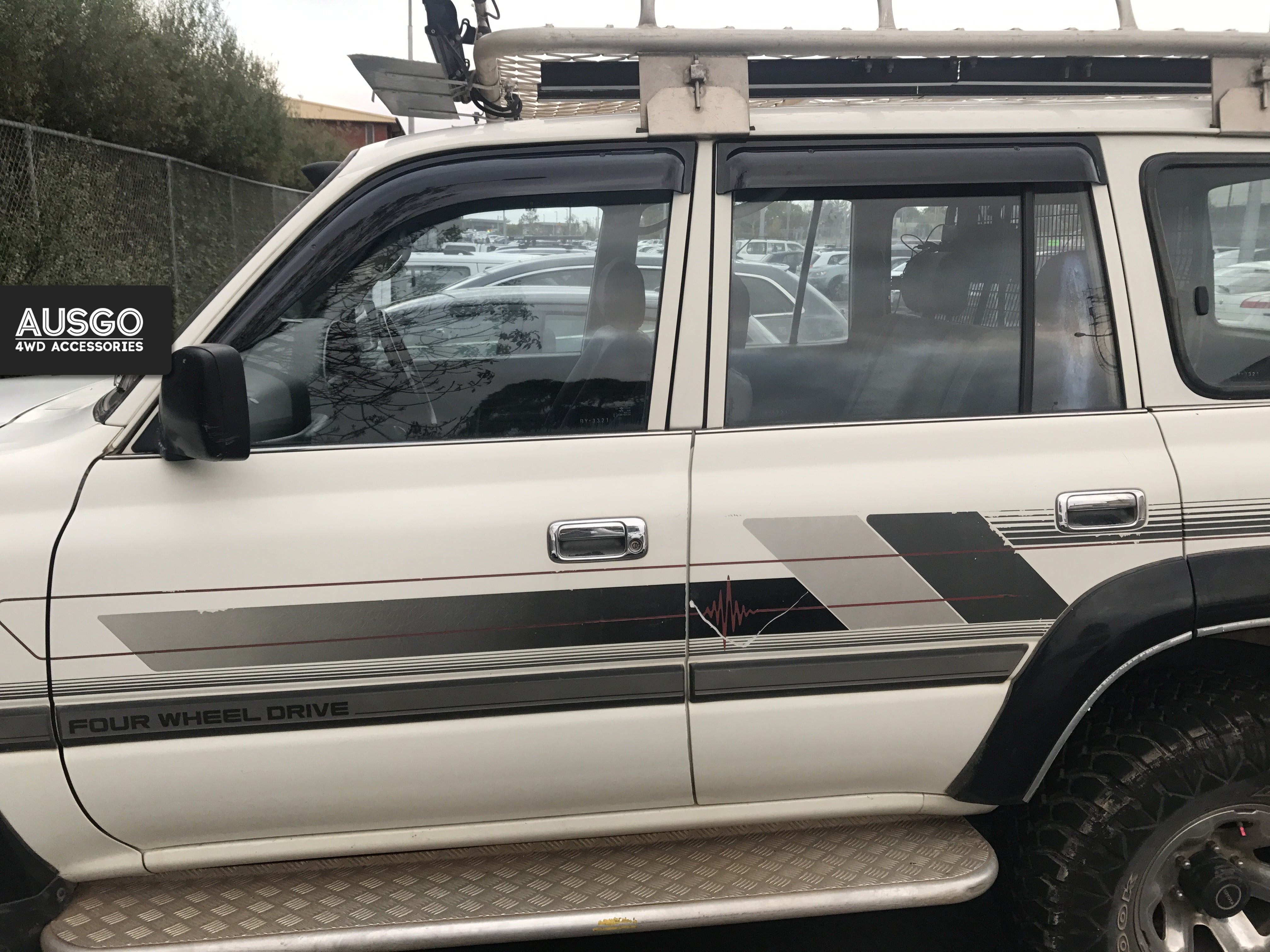 Toyota Land Cruiser 80 Series 1990-1998 Injection Monsoon Weather Shields