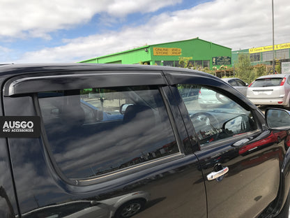 Toyota Hilux Dual Cab 2005-2015 Injection Monsoon Weather Shields